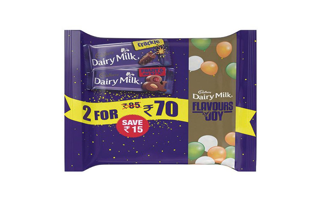 Cadbury Dairy Milk Flavours of Joy   Pack  72 grams